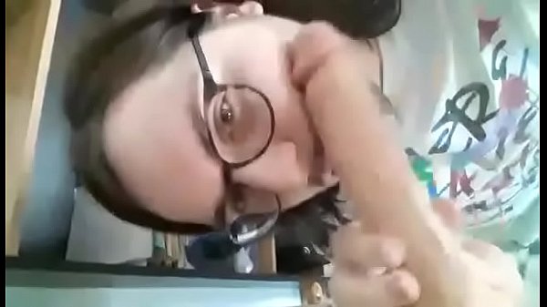 Blowjob to the fake gay cock…