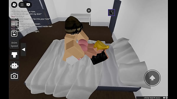 Roblox Femboy gets fucked by a nice big white cock