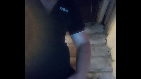 A policeman with a small dick likes to masturbate on camera)))