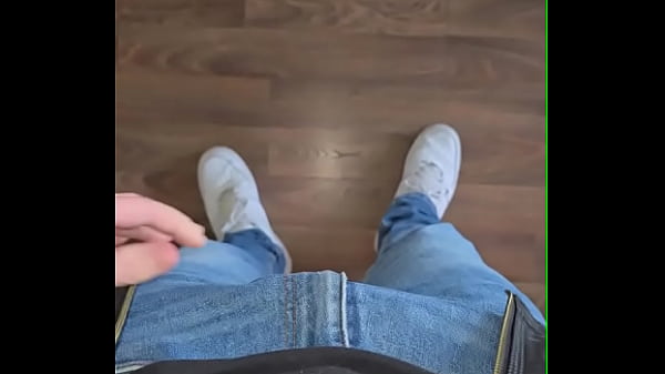 Hot Master in Leatherjacket rubs his Bulge! PhantomGentX in Grey Calvin Klein Boxers Strokes Big Cock Hard