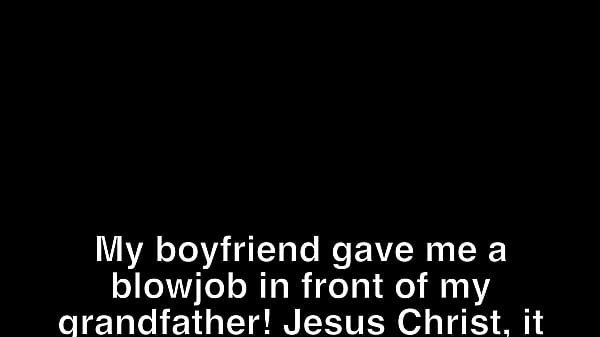 Exhibitionist gay couple in front of real grandpa (old young)